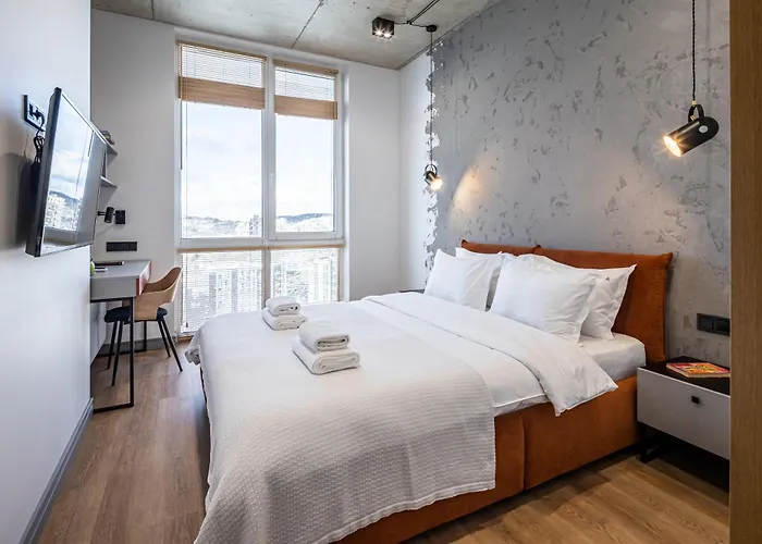 новобудова в бізнес класі з краєвидом 公寓式酒店 3*